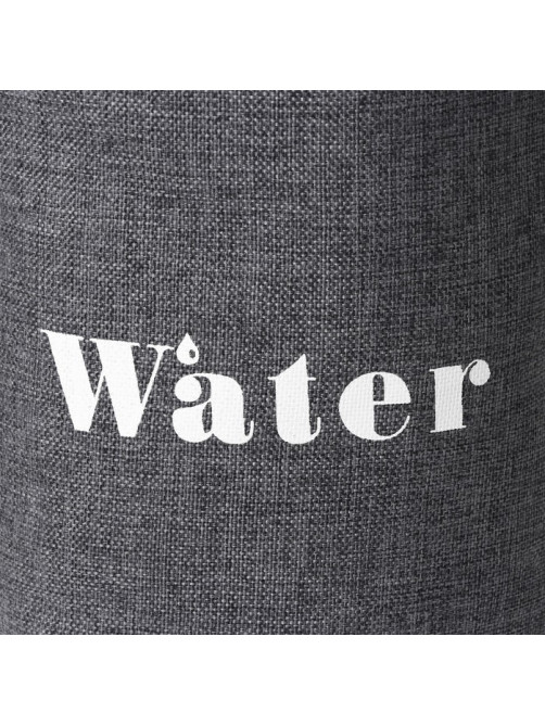 Чехол на бутыль для кулера Доляна Water, 19 л, 27×42×40 см, лён, серый