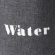 Чехол на бутыль для кулера Доляна Water, 19 л, 27×42×40 см, лён, серый