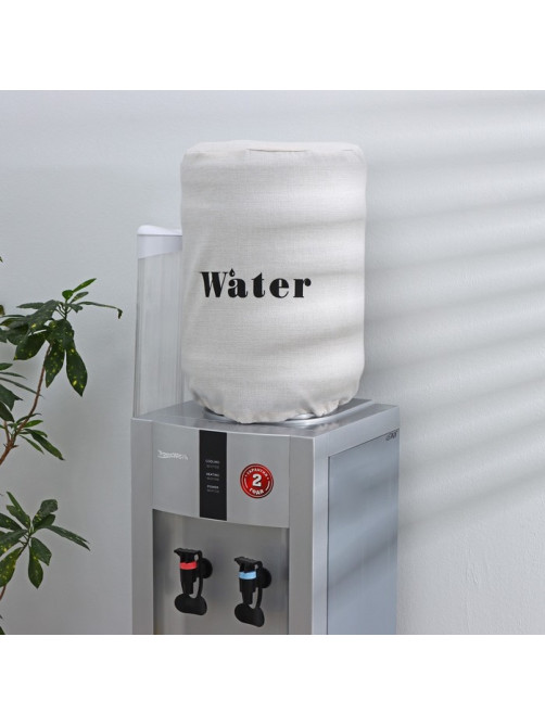 Чехол на бутыль для кулера Доляна Water, 19 л, лён, белый