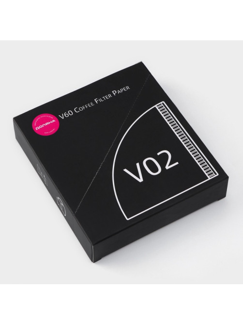 Фильтры для заваривания кофе V60 Доляна Tasty, неотбелённые, набор 50 шт., 13×12 см, бумага