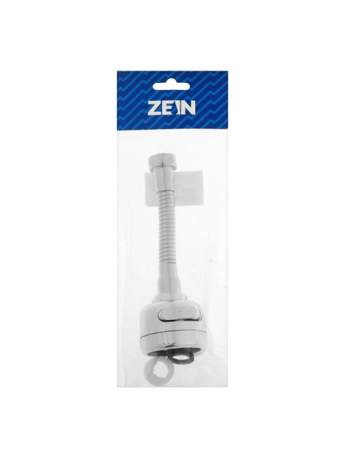 Аэратор ZEIN Z3597, поворотный, гибкий, с регулировкой потока, 3 режима, хром