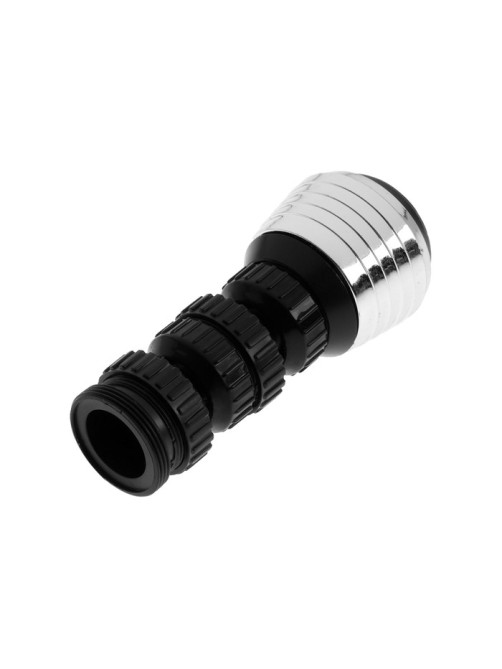 Аэратор ZEIN Z3600, поворотный, на шарнире, 2 режима, хром/черный