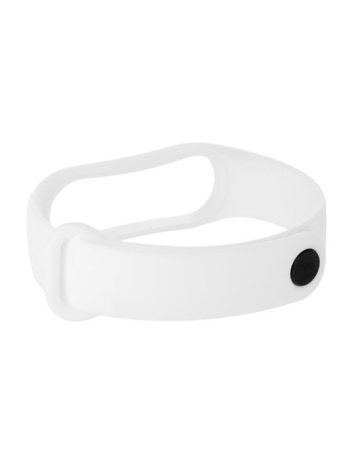 Ремешок для фитнес-браслета Mi Band 5/6/7 Luazon, белый