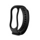 Ремешок для фитнес-браслета Mi Band 5/6/7 Luazon, чёрный