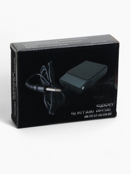 Педаль сустейна Music Life SP20 для цифрового пианино, серая, 10×7.5 см