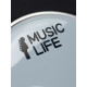 Пластик для барабана Music Life 6 дюймов, белый