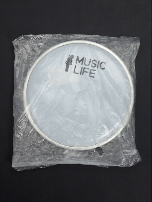 Пластик для барабана Music Life 6 дюймов, белый