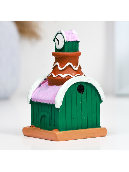 Фигурка полистоун TAKE IT EASY «Домик ратуша», 4.5×4.5×8.5 см