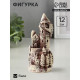 Фигурка гипс «Замок», 12×6 см, коричневая