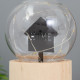 Фигурка световая RISALUX «Дом», LED-ночник, 3×AG10, шар-8 см, 6.5×6.5×11.5 см