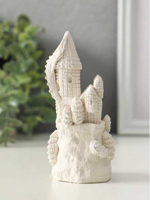 Фигурка гипс «Замок», 12×6 см
