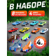 Автовоз-трек «Диногонки», 12 металлических машин, световые и звуковые эффекты