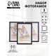 Набор фоторамок для фото 21×30 см Keep memories «Формат», с подножкой, набор 3 шт., (пластиковый экран), чёрный