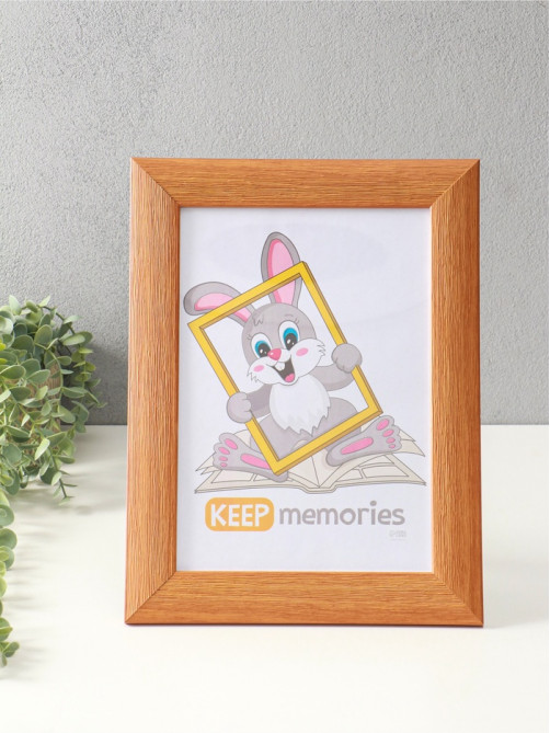 Фоторамка для фото 21×30 см Keep memories Luxe Elegance, с ножкой, пластик, бежевый, (пластиковый экран)