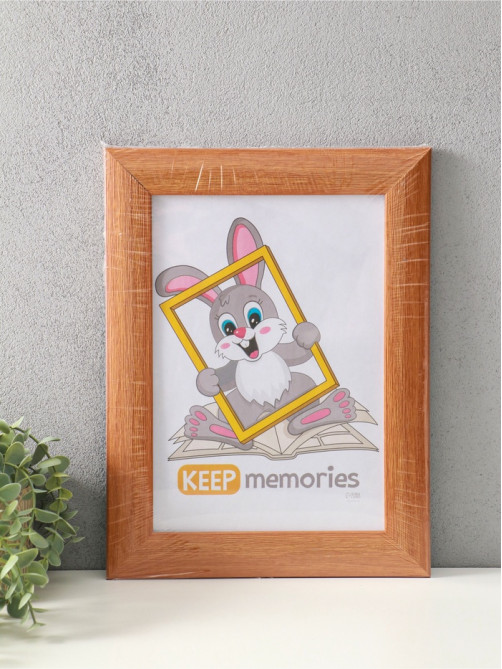 Фоторамка для фото 21×30 см Keep memories Luxe Elegance, с ножкой, пластик, бежевый, (пластиковый экран)