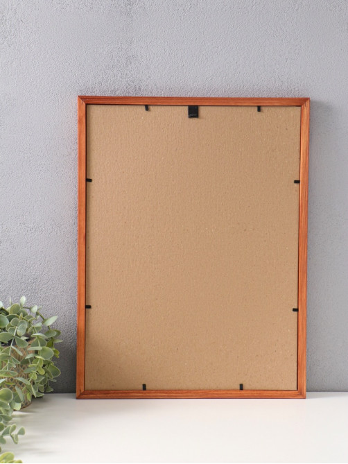 Фоторамка для фото 30×40 см Keep memories, Yuliya, дерево под орех, (пластиковый экран)