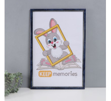 Фоторамка для фото 40×60 см Keep memories «Пиксель», пластик, бирюза, (пластиковый экран)