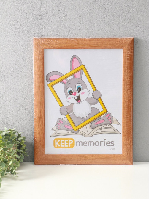 Фоторамка для фото 30×40 см Keep memories Luxe Elegance, пластик, бежевый, (пластиковый экран)