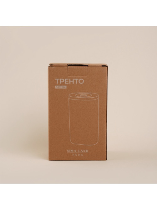 Банка для сыпучих SL Home «Тренто», 1 л,11×7.5×18.5 см, фарфор, белая