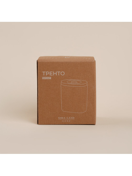 Банка для сыпучих продуктов SL Home «Тренто», 620 мл, 7.7×12.5 см, фарфор, белая