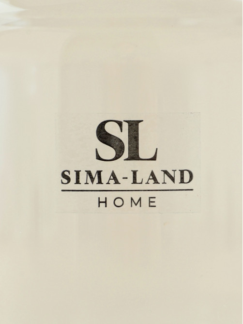 Банка для сыпучих SL Home «Южная акация», 400 мл, 10.5×9×13 см, с ложкой, стекло, прозрачная