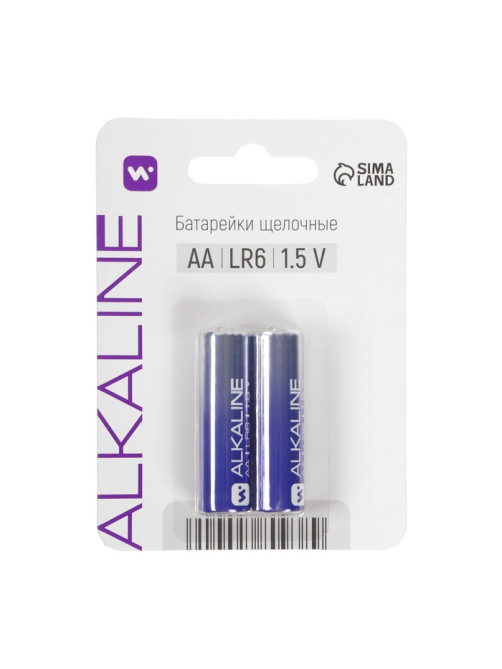 Батарейка алкалиновая Windigo, AA, LR6, блистер, 2 штуки