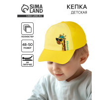 Кепка детская для мальчика «Жирафик», р-р. 48-50