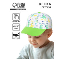 Кепка детская для мальчика «Рррр», р-р. 48-50