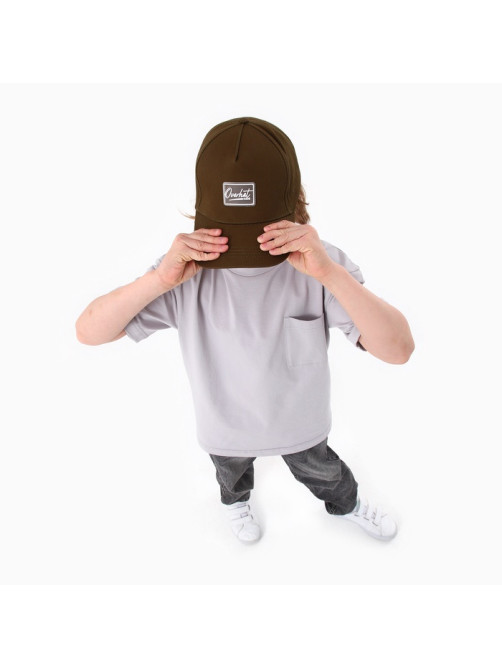 Кепка детская Overhat, коричневая, р-р 52-54, 5-7 лет