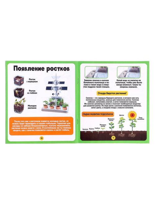 Набор для опытов «Моя мини-ферма», выращивание растений, в космосе