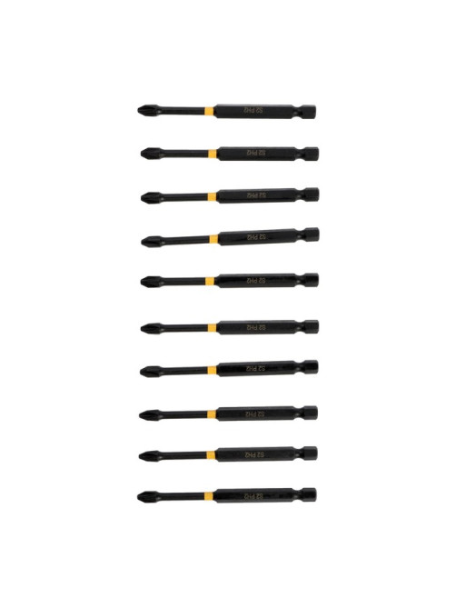 Бита ТУНДРА ПРОФИ, Torsion, сталь S2, PH2×90 мм, пластиковый кейс по 10 шт.