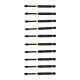 Бита ТУНДРА ПРОФИ, Torsion, сталь S2, PH2×90 мм, пластиковый кейс по 10 шт.