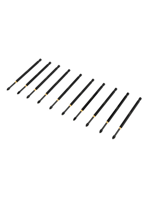 Бита ТУНДРА ПРОФИ, Torsion, сталь S2, PH2×150 мм, пластиковый кейс по 10 шт.