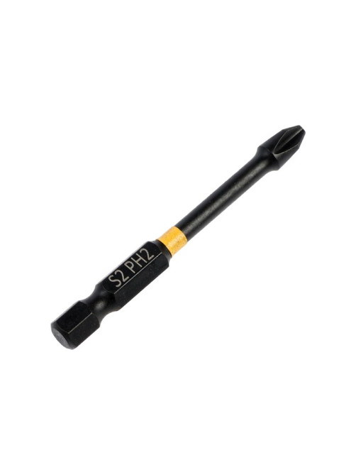 Бита ТУНДРА ПРОФИ, Torsion, сталь S2, PH2×65 мм, пластиковый кейс по 10 шт.