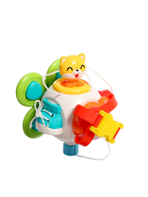 Развивающая бизи игрушка IQ-ZABIAKA «Зверушка-вертушка»