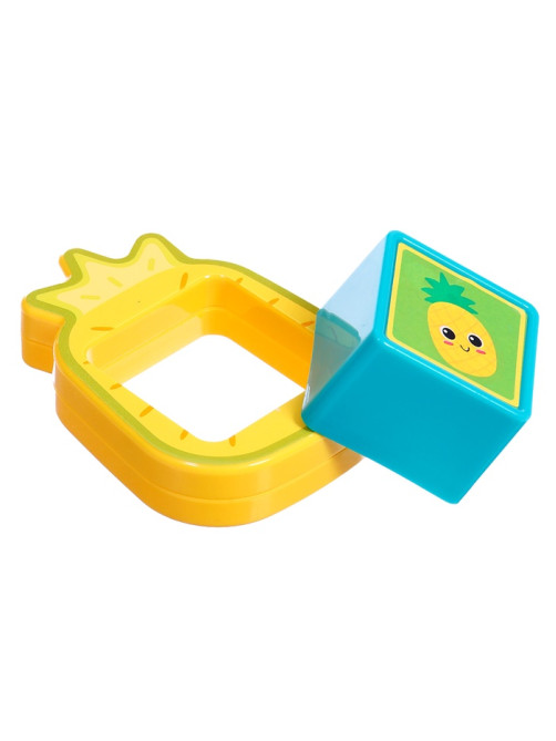 Музыкальная игрушка ZABIAKA «Бизидоска. Фрукты», звуковые эффекты, световые эффекты, МИКС