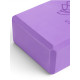 Блок для йоги 23×15×7.5 см, вес 120 г, фиолетовый