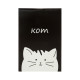Набор блокнотов 4 шт А6 24л кл на скобе Котэ, мел карт, бл офс, 4В