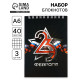 Блокноты, А6, 40 л., на гребне, клетка, набор из 3 шт. «23 февраля»