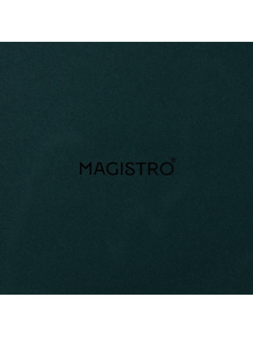 Блюдо для подачи Magistro, d=20 см, с деревянной ручкой, фарфор, бирюзовое