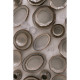 Блюдо сервировочное Magistro Vintage, 23.5×16×2.3 см, фарфор, серое