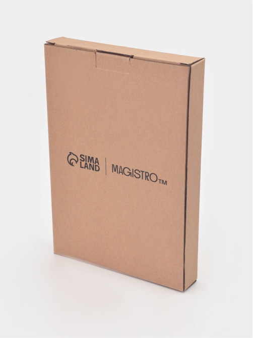 Блюдо для подачи Magistro, d=20 см, с деревянной ручкой, фарфор, бирюзовое