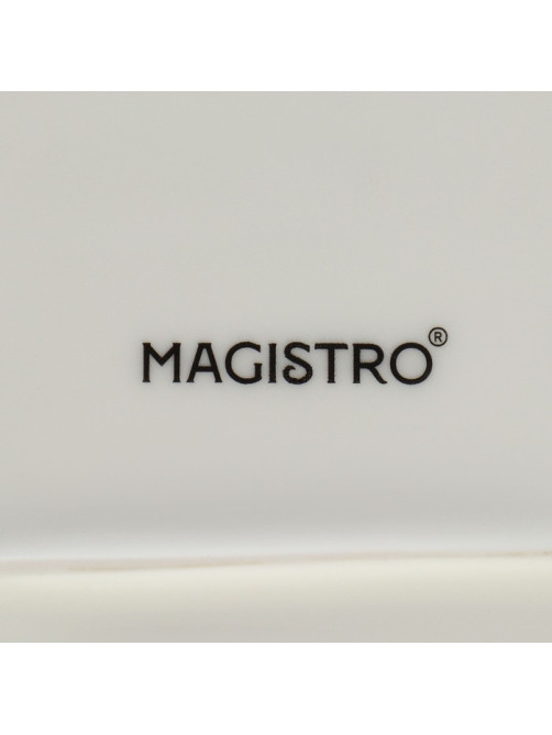 Блюдо сервировочное Magistro «Церера», фарфор, 28×17.5×2 см, белое