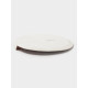Блюдо для подачи Magistro Wood, 27.8×27.5×3 см, фарфор, коричневое