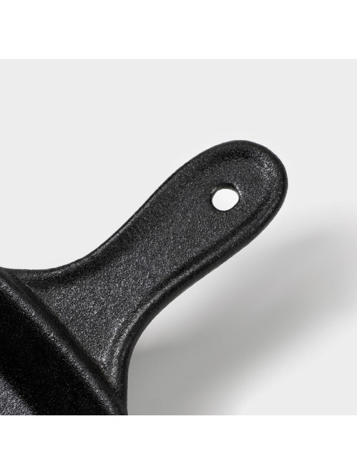Блюдо для подачи Magistro Carbon, 28×19×4 см, фарфор, чёрное