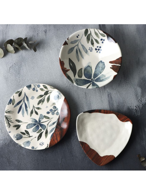 Блюдо керамическое «Фьюжен», 29.7×17.5 см, Dolce Ceramo