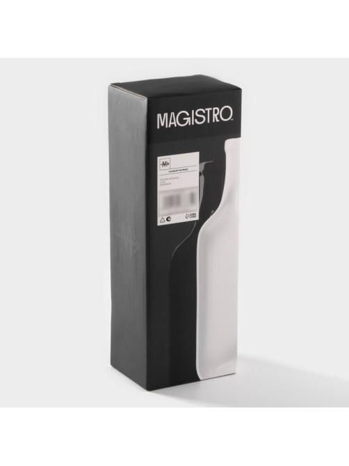 Блюда для подачи Magistro «Бутыль Инь-Янь», 31.8×10.8×2.8 см, набор 2 шт., фарфор, белое, чёрное