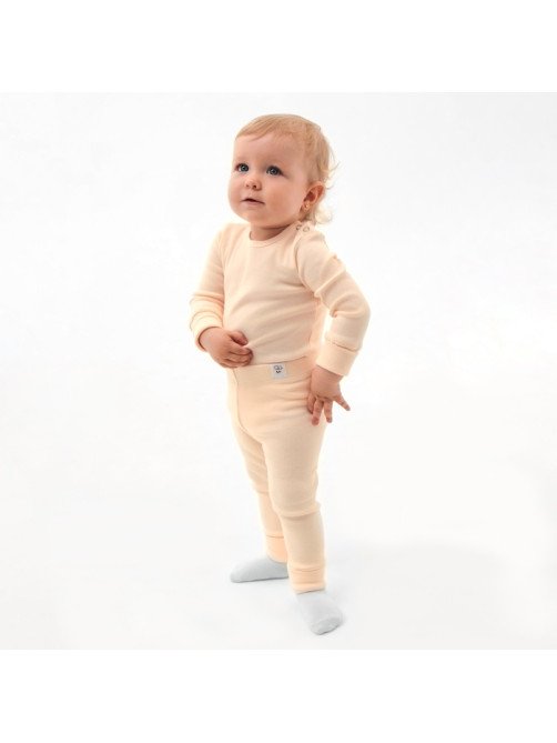 Комплект боди детских MINAKU: Basic Line BABY, рост 80-86 см, цвет молочный, кремовый