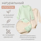 Комплект боди детских MINAKU: Basic Line BABY, рост 74-80 см, шалфей, бежевый