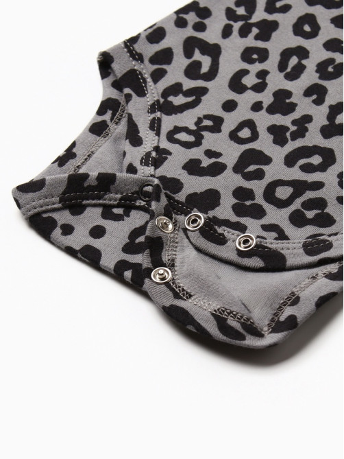 Боди детское «Крошка Я» Trendy grey, рост 62-68 см